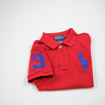 Polo rouge 4 ans